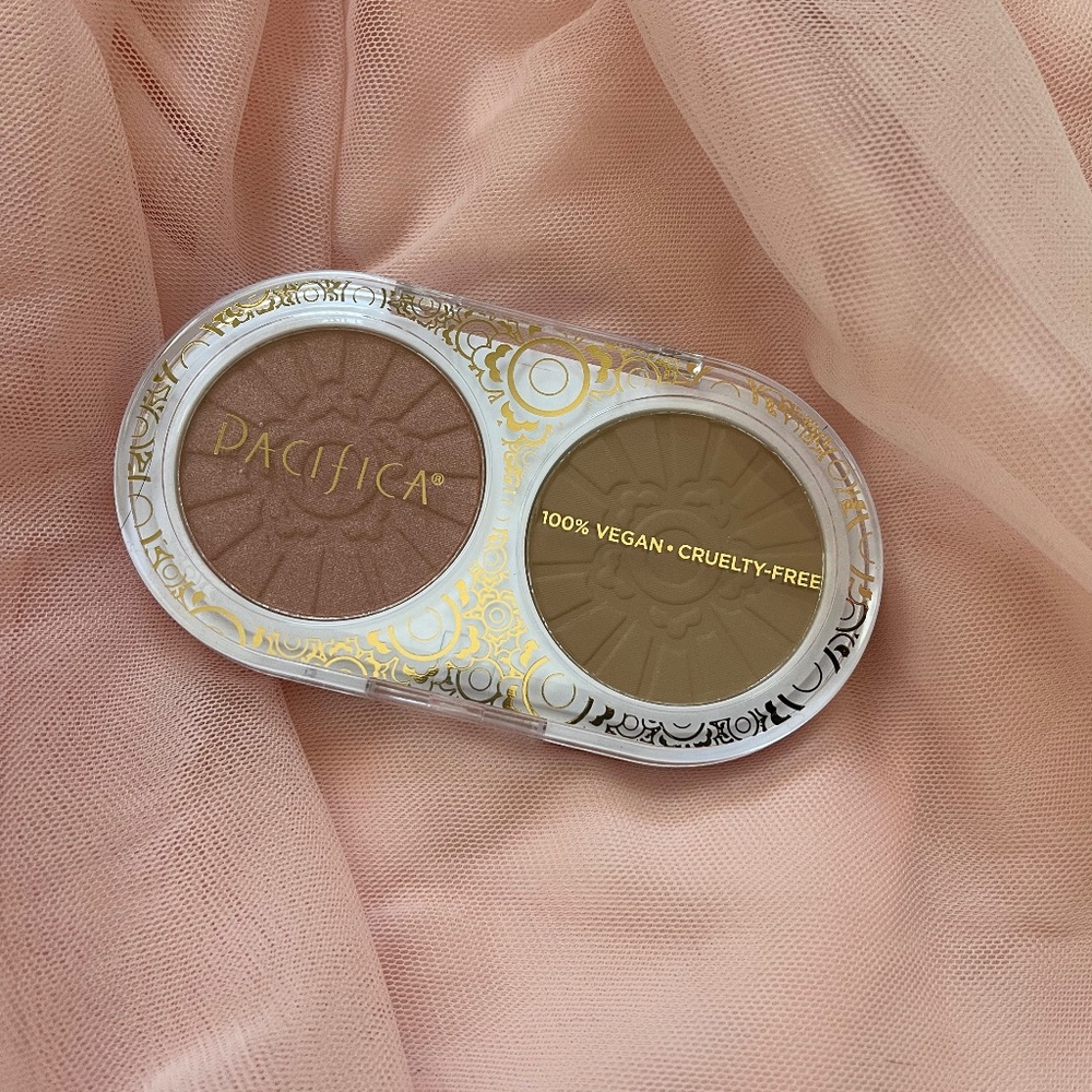 Pacifica beauty blush and bronzer duo